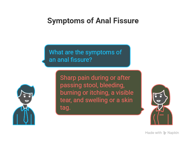 Symptoms of Anal Fissure